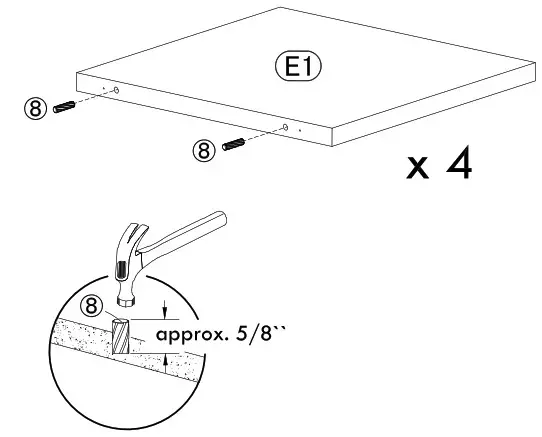 VENDOOR 9 Cube Storage Organizer - Cam Fastening system 3