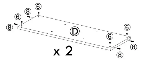 VENDOOR 9 Cube Storage Organizer - Cam Fastening system 7