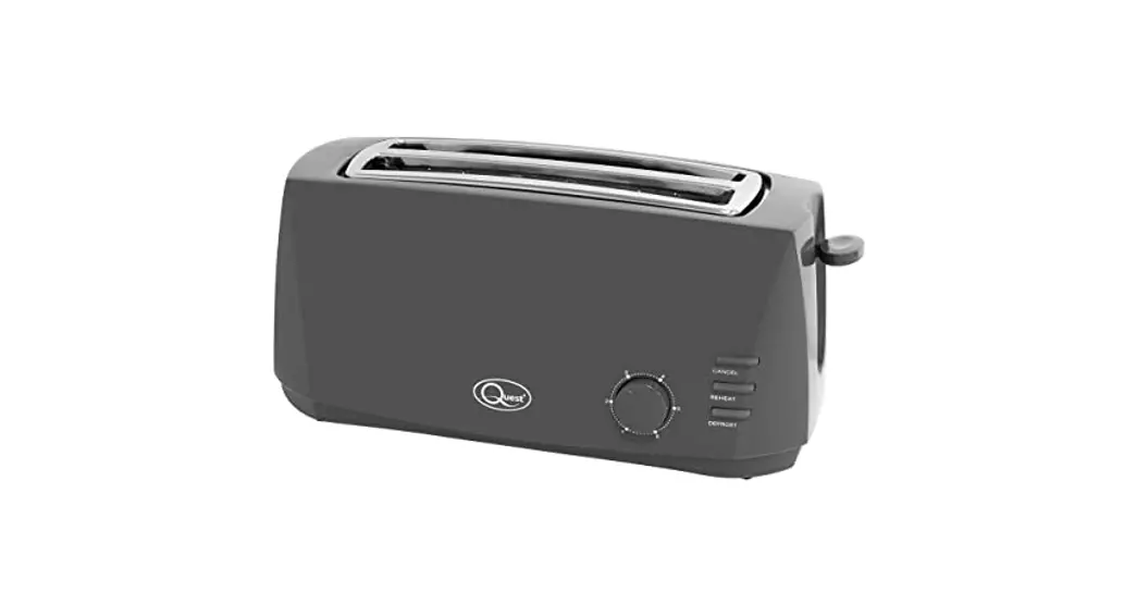 Quest 35049 Extra Wide 1400 Watt 4 Slice Toaster User Manual