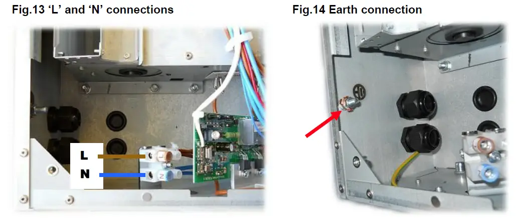 CLAUDGEN RAC1306 ScreenZone Recessed Warm Air Curtains FIG 15
