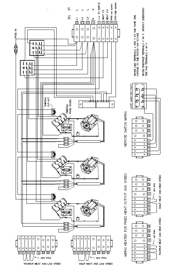 CLAUDGEN RAC1306 ScreenZone Recessed Warm Air Curtains FIG 18