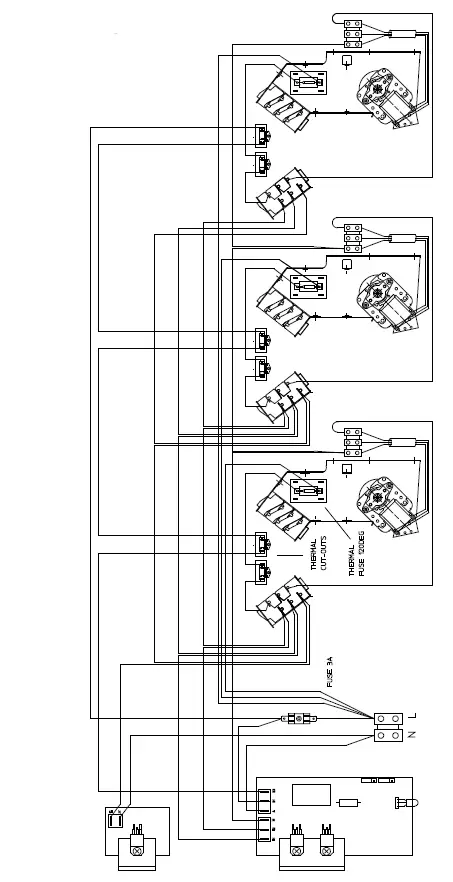 CLAUDGEN RAC1306 ScreenZone Recessed Warm Air Curtains FIG 19