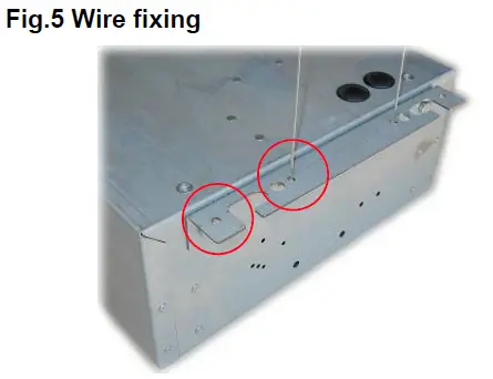 CLAUDGEN RAC1306 ScreenZone Recessed Warm Air Curtains FIG 9