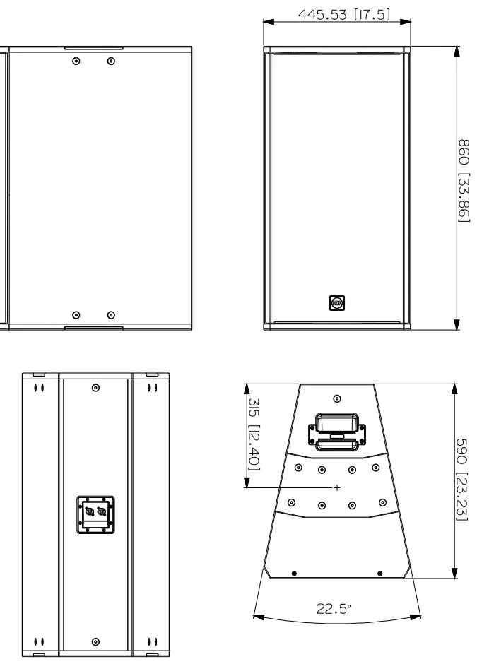 RCF Q 15 Two Way Point Source Modules - Figure 39