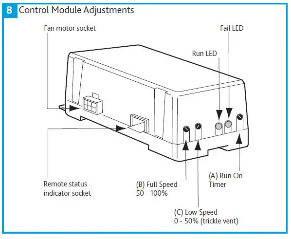 nuaire OPUS100 150-M Duct Mounted Extract Fan fig 12