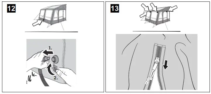 DOMETIC Ace AIR Awning Tent - overview 25