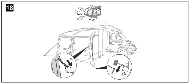 DOMETIC Ace AIR Awning Tent - overview 27