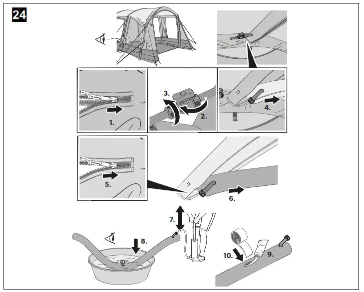 DOMETIC Ace AIR Awning Tent - overview 31