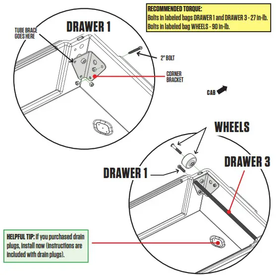 DECKED DS5 Ford Super Duty Bed Length - BRACKETS