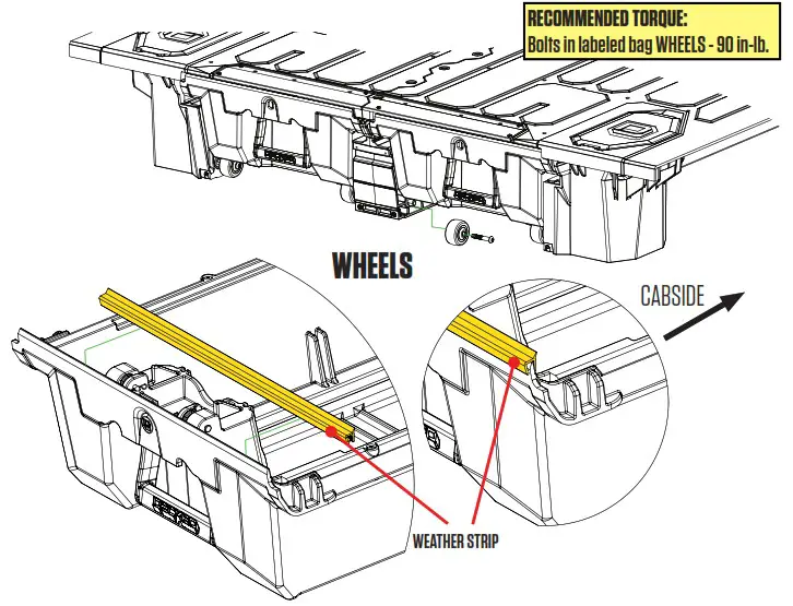 DECKED DS5 Ford Super Duty Bed Length - DRAWERS