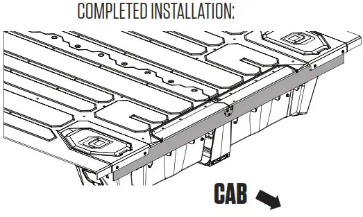 DECKED DS5 Ford Super Duty Bed Length - GUTTER ANGLE