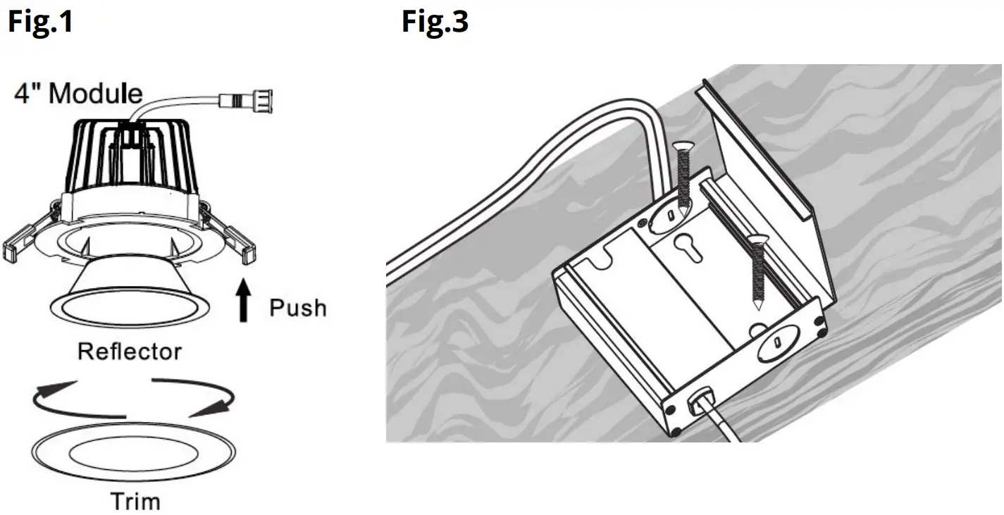 ORTECH SLIM-RG4-5CCT LED Slim Lights - fig 1