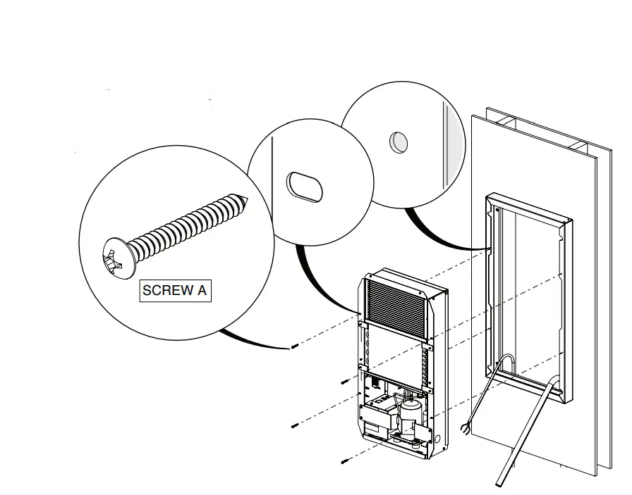 BROAN 4037767 In-Wall Dehumidifier 2x4 Wall Mounting Bezel Kit fig (7)