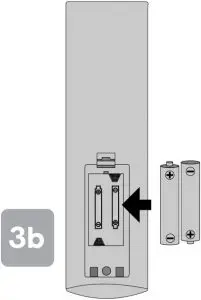 Remote control assembly 3b
