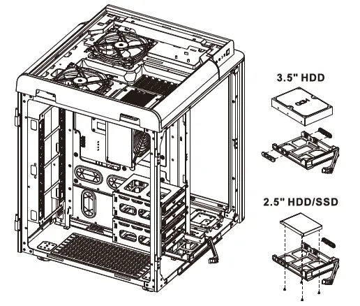 thermaltake LEVEL 20 HT Full Tower Chassis-7
