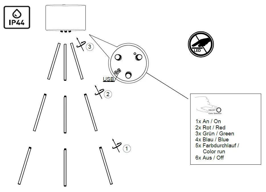 Paul Neuhaus 19827 LED Floor Lamp 03