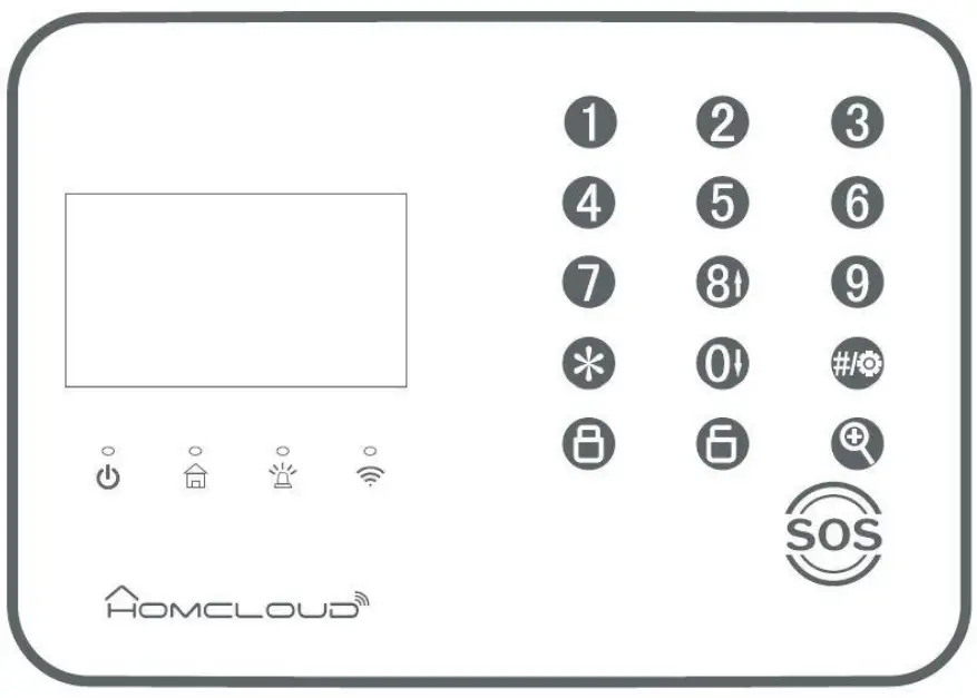 HOMCLOUD WL-AK99CST WiFi and GSM Home Alarm System -