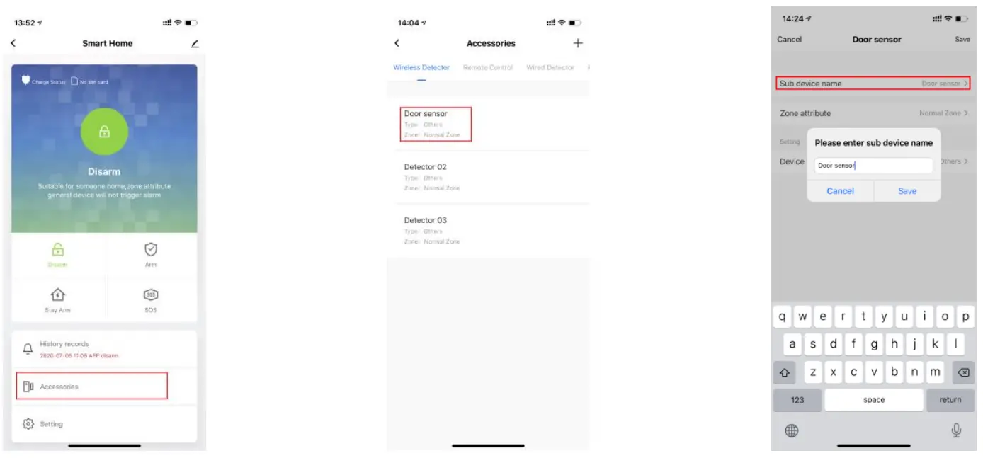 HOMCLOUD WL-AK99CST WiFi and GSM Home Alarm System - 10
