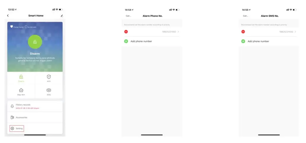 HOMCLOUD WL-AK99CST WiFi and GSM Home Alarm System - 13