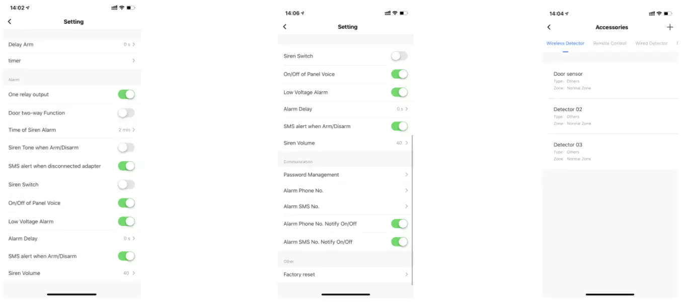 HOMCLOUD WL-AK99CST WiFi and GSM Home Alarm System - 9