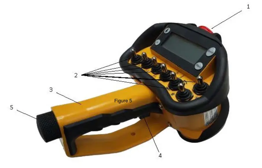 HETRONIC HH TC 1A Grip Transmitter - battery1