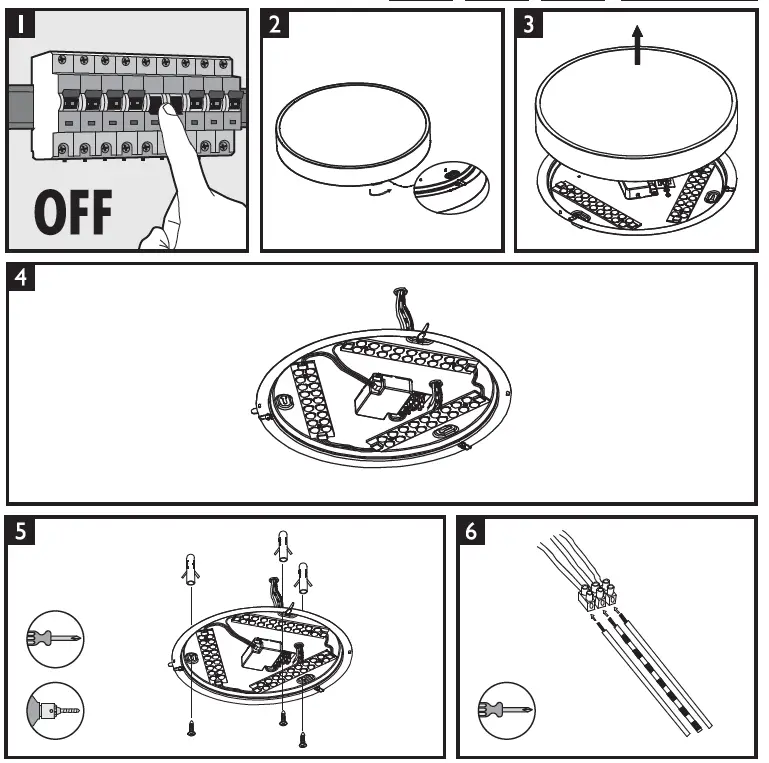 PHILIPS Brown CL800 AIO RD 28W Ceiling Light 1