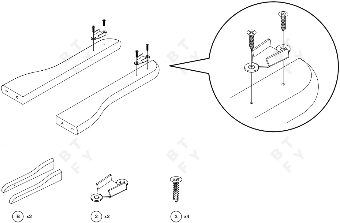 VonHaus 4000007 Grey Dressing Table Top Tilting Mirror on Stand - Fig 1