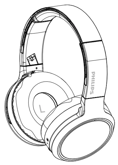 Philips H5205 Over-Ear Wireless Headphones-2
