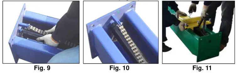 Single Column Platform Storage Lift SC-2K - If the base of the cylinder is not properly located in the center hole