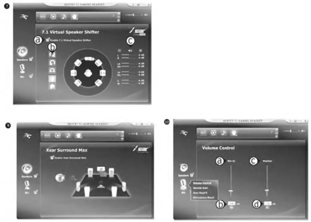 CROWN CMGH-3103 Micro Laptop Computer Mobile Rgb Headphone 3