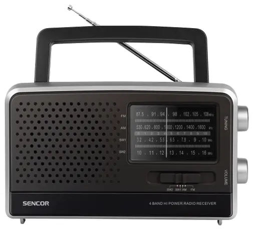 SENCOR SRD 2806 Portable FM AM SW1 SW2 Radio Receiver1