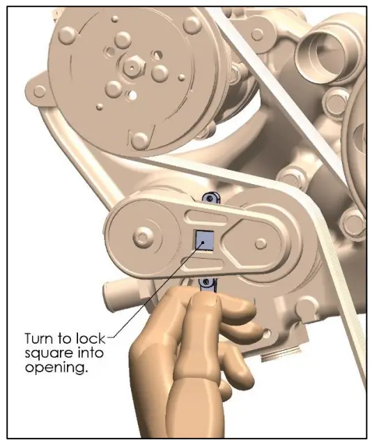 Holley 97-158 Tensioner Cover parts 1