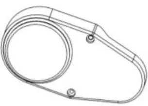 Holley 97-158 Tensioner Cover parts 5