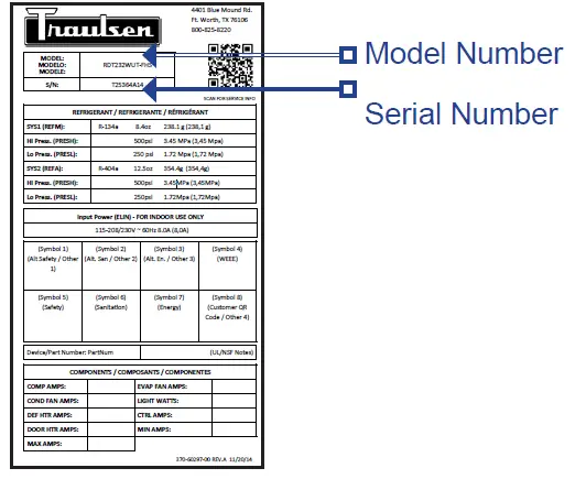 Traulsen-RHT132NPUT-FHG-Stainless Steel-One-Section-Half-Door-Refrigerator-fig-23