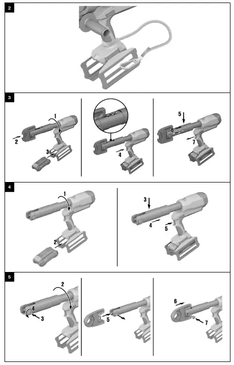 HILTI NPR 32 XL-22 Cordless Hydraulic Pipe Press Tools - fig1