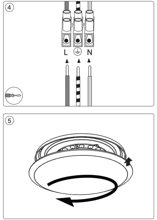 Installation Figure 4 and 5