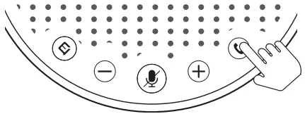 Answer/End Phone Call Button