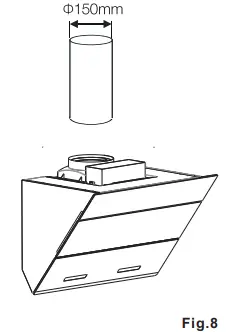 ECS6691G Cooker Hood Ranghood insatllation