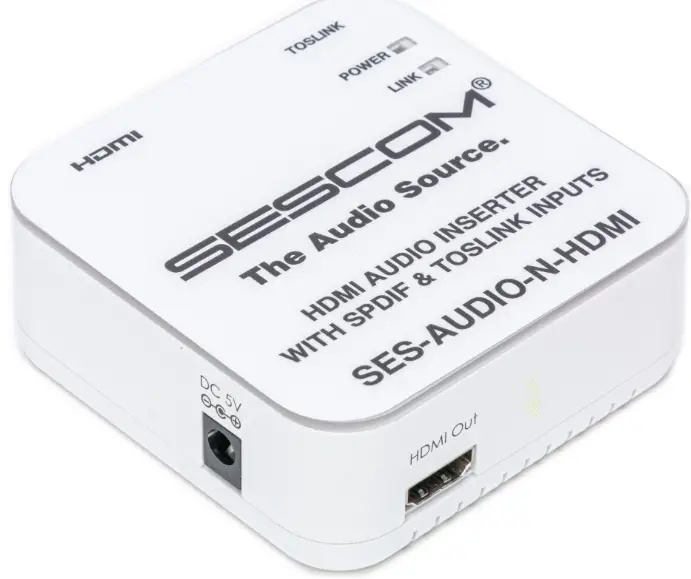 Sescom SES-AUDIO-AND-HDMI 4K Analog Audio TOSLINK - Copy