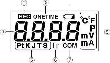 T D RTR505B Wireless Data Recorder - LCD Display