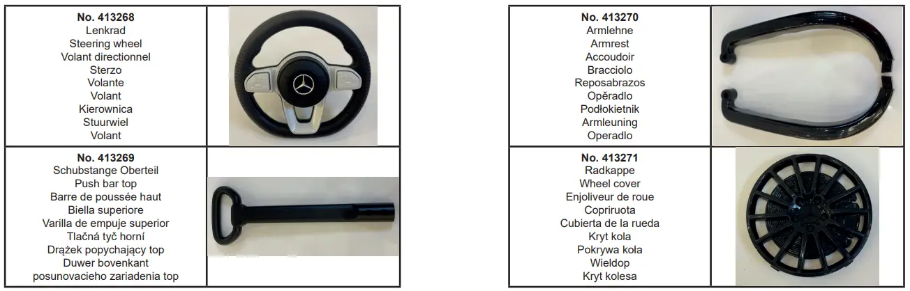 JAMARA 460625 Push-Car Mercedes-Benz G 350 d white 3in1-fig10