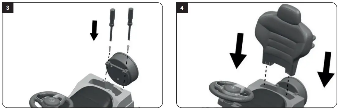 JAMARA 460625 Push-Car Mercedes-Benz G 350 d white 3in1-fig6