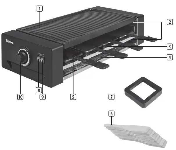 TRiSTAR-RA-2736-Raclette-and-Pizza-fig-1