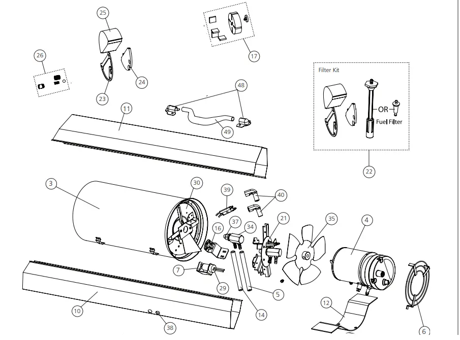 Heatstar By Enerco F170275 Forced Air Kerosene Heater-3