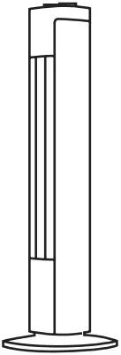 taurus 84342555 Oscillating Tower Fan Babel Digital A04