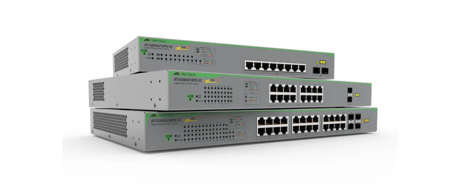 Allied Telesis Gs950 Ps Series Gigabit Ethernet Poe+ Switch User Manual