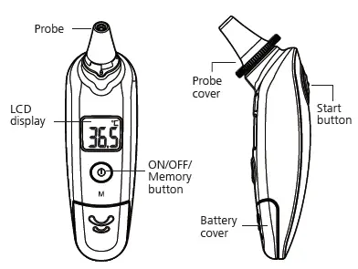RA600 Infrared Ear Thermometer