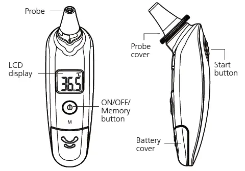 Rossmax Ra600 Thermometer Instruction Manual