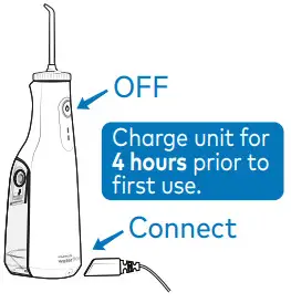 waterpik WF-10 Cordless Select Water Flosser -Power unit