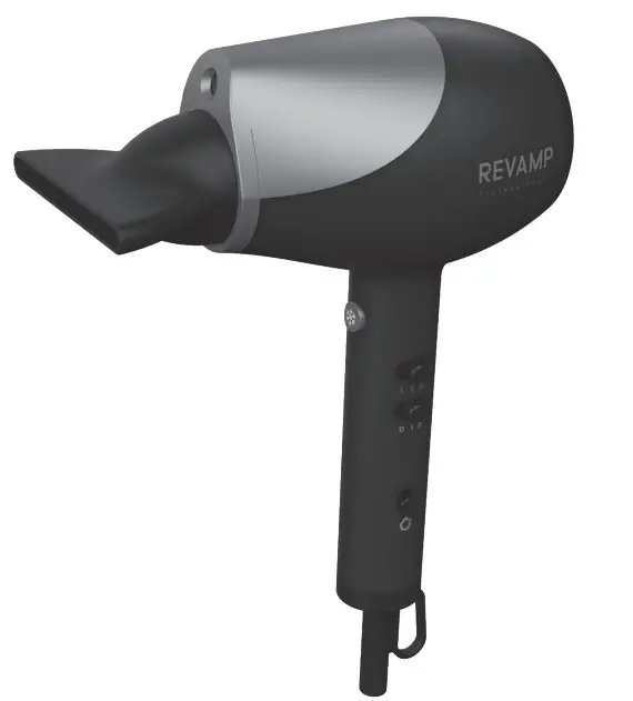 REVAMP DR-6000 Progloss Hydro Shield X Shine Hair Dryer